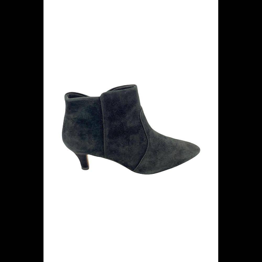 Clarks Collection Heeled Booties Linvale Judith Black Suede 🖤